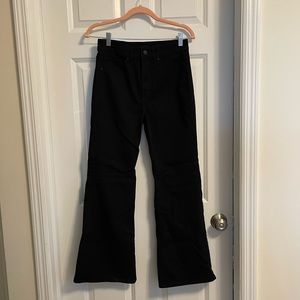 Express Flare Black Jeans